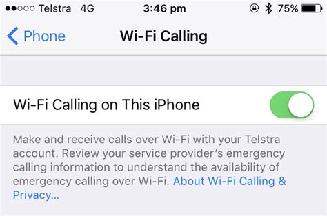 telstra wifi calling overseas.